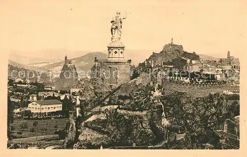 AK / Ansichtskarte Le_Puy en Velay Prise du Rocher d Espaly Le_Puy en Velay
