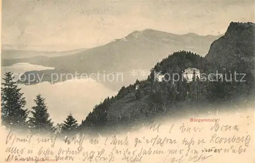 AK / Ansichtskarte Buergenstock_Vierwaldstaettersee Panorama Buergenstock