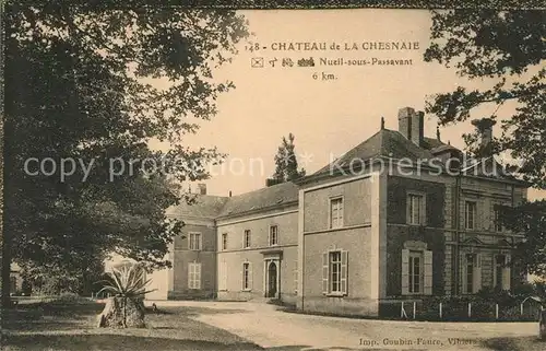 AK / Ansichtskarte Eaubonne Chateau d la Chesnaie Nueil sous Passavant Eaubonne