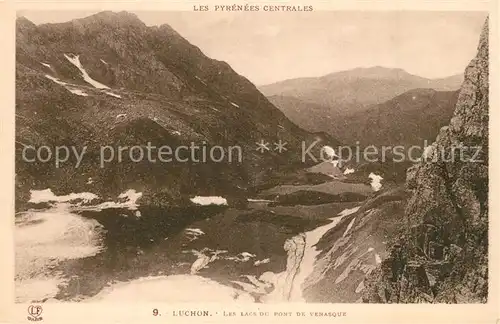 AK / Ansichtskarte Luchon_Haute Garonne Lac Pont de Venasque Luchon Haute Garonne