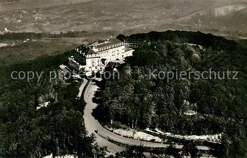 AK / Ansichtskarte Petersberg_Koenigswinter Kurhotel Petersberg Fliegeraufnahme Petersberg Koenigswinter