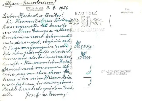 AK / Ansichtskarte Bad_Toelz Jungmeierplatz Bad_Toelz