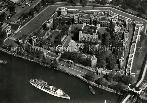 AK / Ansichtskarte London Tower of London Air View London