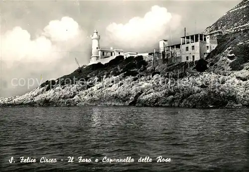 AK / Ansichtskarte San_Felice_Circeo Faro Capannella delle Rose  San_Felice_Circeo