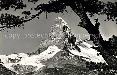 AK / Ansichtskarte Zermatt_VS Riffelalp Matterhorn Walliser Alpen Zermatt_VS