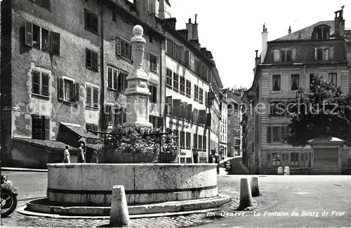 AK / Ansichtskarte Geneve_GE La Fontaine du Bourg de Four Geneve_GE