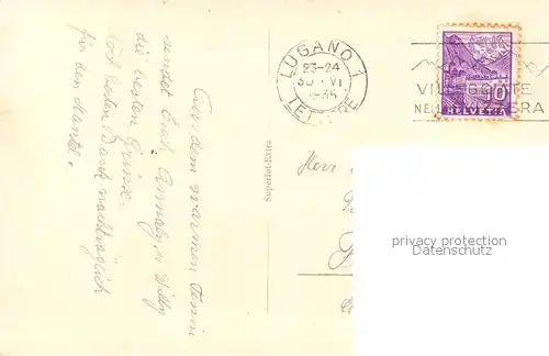 AK / Ansichtskarte Paradiso_TI Panorama Lago di Lugano e col Monte San Salvatore Paradiso TI