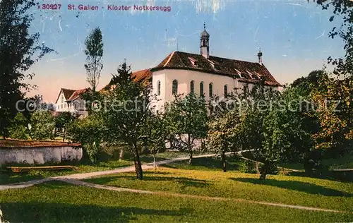 AK / Ansichtskarte St_Gallen_SG Kloster Notkersegg St_Gallen_SG