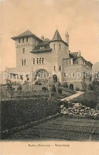 AK / Ansichtskarte Baden_AG Roemerburg Baden_AG