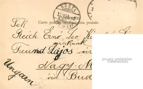 AK / Ansichtskarte Basel_BS St Jacob Denkmal Statue Basel_BS