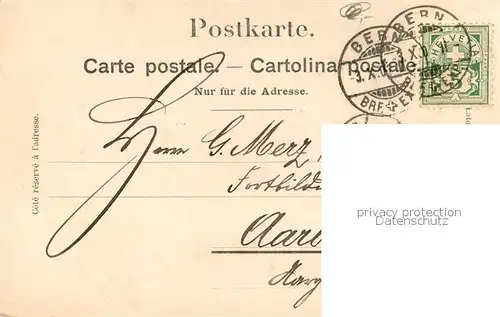 AK / Ansichtskarte Bern_BE Statue d Erlach Reiterstandbild Denkmal Bern_BE