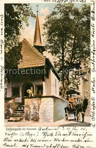AK / Ansichtskarte Kuessnacht Tellskapelle Kuessnacht