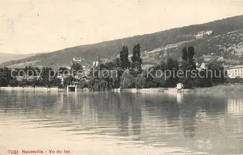 AK / Ansichtskarte La_Neuveville Vu du Lac La_Neuveville