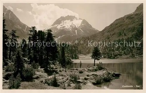 AK / Ansichtskarte Cavlocciosee Bergsee Alpen Cavlocciosee