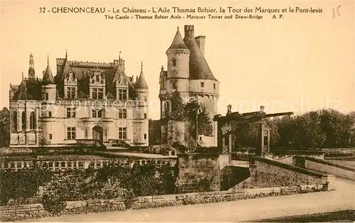 AK / Ansichtskarte Chenonceaux_Indre_et_Loire Chateau Chenonceaux_Indre