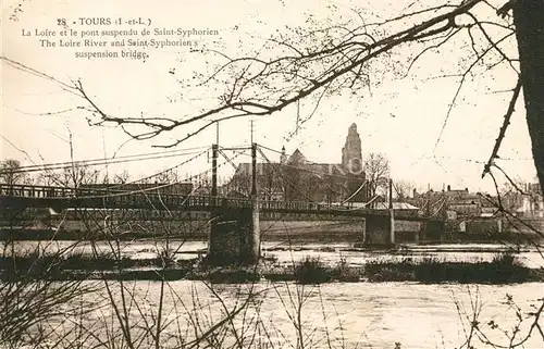 AK / Ansichtskarte Tours_Indre et Loire La Loire Saint Syphorien Tours Indre et Loire