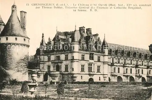 AK / Ansichtskarte Chenonceaux_Indre_et_Loire Chateau  Chenonceaux_Indre