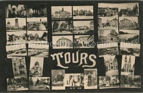 AK / Ansichtskarte Tours_Indre et Loire Sehenswuerdigkeiten Tours Indre et Loire