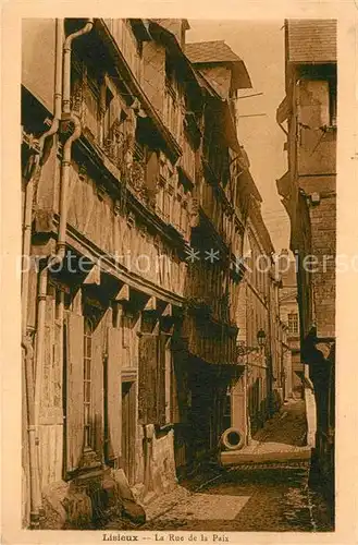 AK / Ansichtskarte Lisieux Rue de la Paix Lisieux
