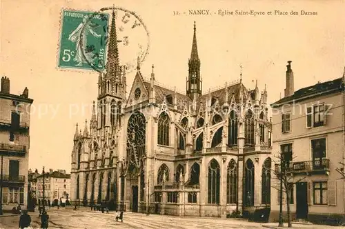 AK / Ansichtskarte Nancy_Lothringen Kirche Saint Epvre Place de Dames Nancy Lothringen