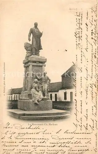 AK / Ansichtskarte Valenciennes Denkmal Mathieu Valenciennes