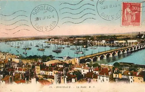 AK / Ansichtskarte Bordeaux Panorama Bordeaux