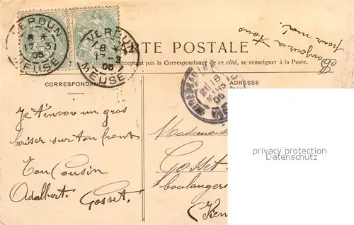 AK / Ansichtskarte Verdun_Meuse Porte Chatel Verdun Meuse