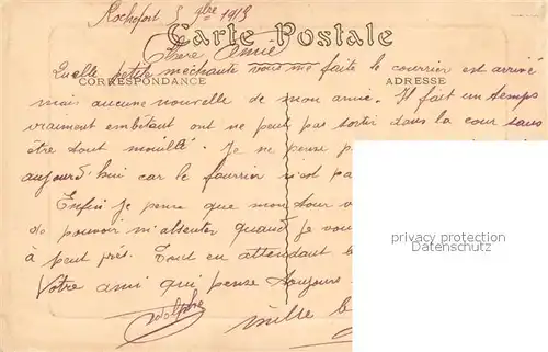 AK / Ansichtskarte Rochefort_sur_Mer Denkmal Grimaux Square Parat Rochefort_sur_Mer