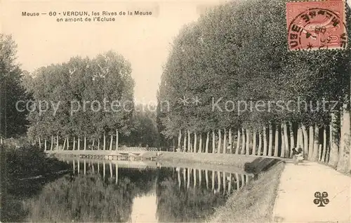 AK / Ansichtskarte Verdun_Meuse Uferweg Verdun Meuse