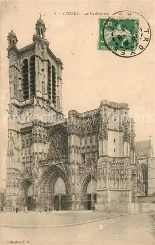 AK / Ansichtskarte Troyes_Aube Kathedrale Troyes Aube