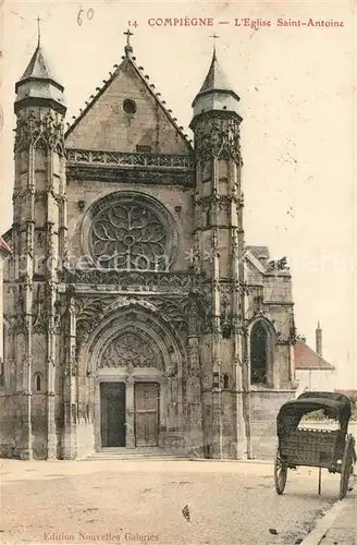 AK / Ansichtskarte Compiegne_Oise Kirche Saint Antoine Compiegne Oise