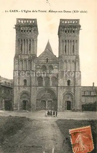AK / Ansichtskarte Caen Abbaye aux Dames Eglise Trinite Caen