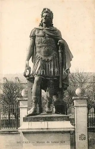 AK / Ansichtskarte Caen Denkmal Louis XIV Caen