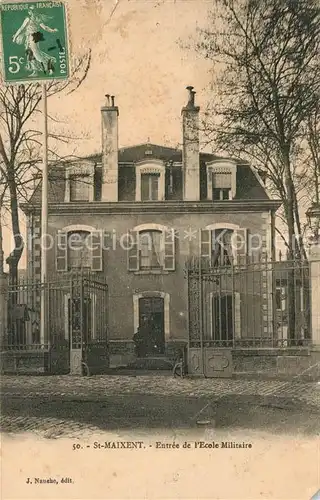 AK / Ansichtskarte Saint Maixent l_Ecole Entree de l Ecole Militaire Saint Maixent l_Ecole