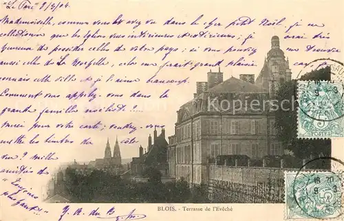 AK / Ansichtskarte Blois_Loir_et_Cher Terrasse de l Eveche Blois_Loir_et_Cher