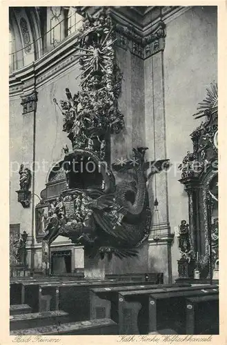 AK / Ansichtskarte Bad Reinerz Katholische Kirche Walfischkanzel Bad Reinerz