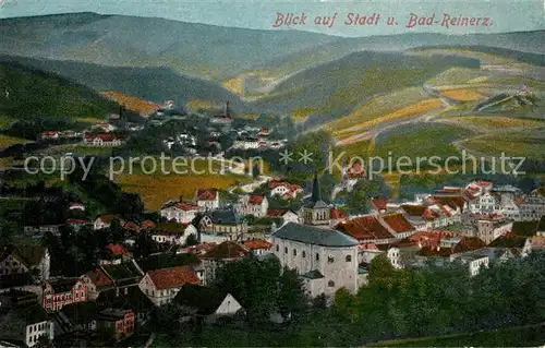 AK / Ansichtskarte Bad Reinerz Panorama Kirche Bad Reinerz