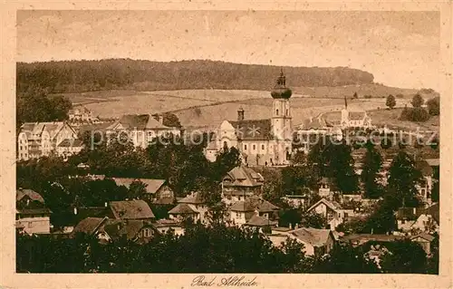 AK / Ansichtskarte Altheide_Bad Panorama Kirche Altheide_Bad