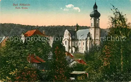 AK / Ansichtskarte Altheide_Bad Kirche Altheide_Bad