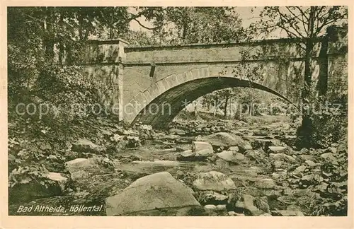 AK / Ansichtskarte Altheide_Bad Hoellental Altheide_Bad