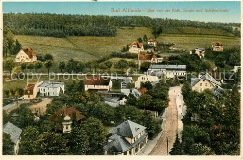 AK / Ansichtskarte Altheide_Bad Panorama Bahnhofstrasse Altheide_Bad