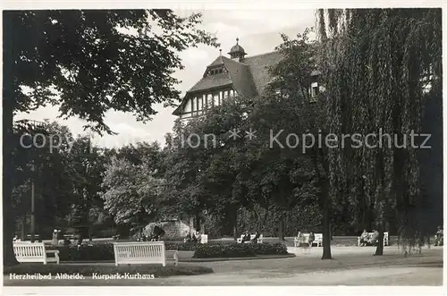 AK / Ansichtskarte Altheide_Bad Kurpark Kurhaus Altheide_Bad