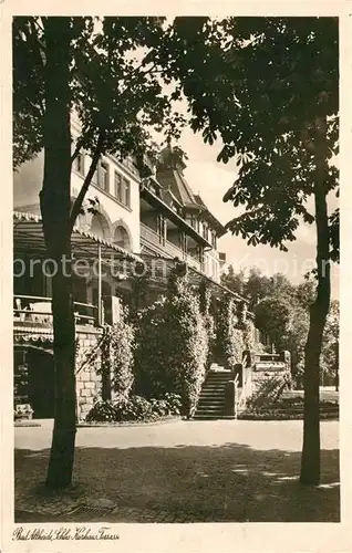 AK / Ansichtskarte Altheide_Bad Kurhaus Terrasse Altheide_Bad