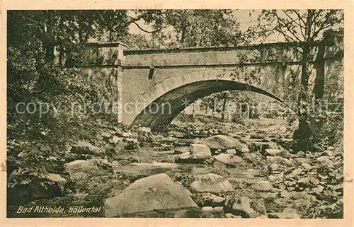 AK / Ansichtskarte Bad_Altheide Hoellental Bad_Altheide