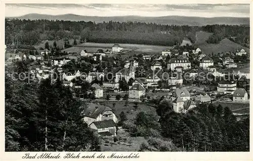 AK / Ansichtskarte Bad_Altheide Marienhoehe Panorama Bad_Altheide