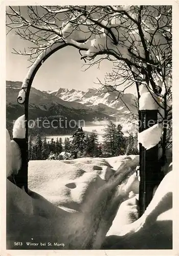 AK / Ansichtskarte St_Moritz_GR Winterlandschaft St_Moritz_GR
