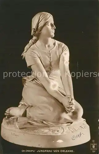 AK / Ansichtskarte Skulpturen Jungfrau von Orleans Ch. Chapu  Skulpturen