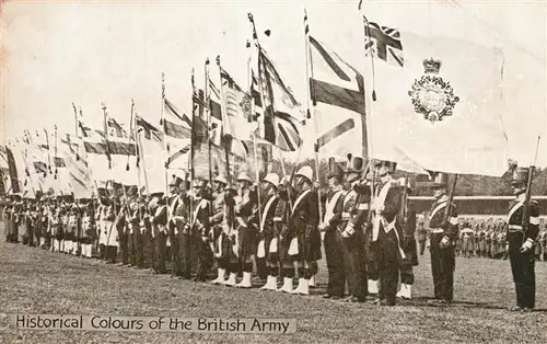 AK / Ansichtskarte Leibgarde_Wache Historical Colours British Army  Leibgarde Wache