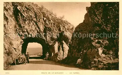 AK / Ansichtskarte La_Schlucht Route de La Schlucht Le Tunnel dans les Vosges La_Schlucht