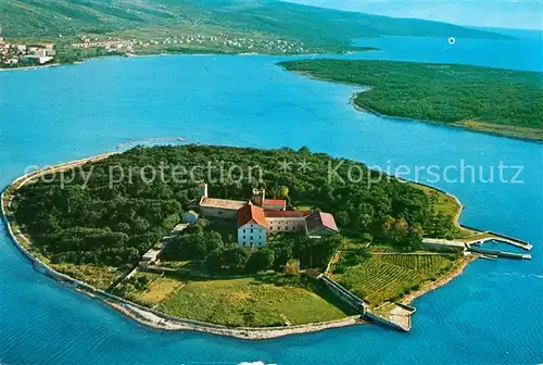 AK / Ansichtskarte Punat_Krk Otok Kosljun Insel Fliegeraufnahme Punat_Krk